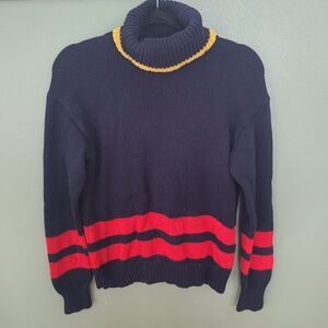Polo Ralph Lauren Striped Turtleneck Sweater, Size Small